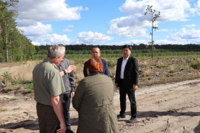 Chińska delegacja z wizytą w Głownie